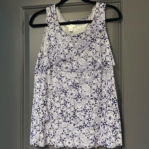 Chico’s size 2 sleeveless blouse